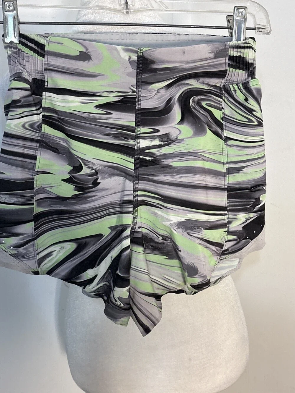 Lululemon Hottie Hot High Rise Ribbed Waistband Paint Glide Warped Crome Pattern